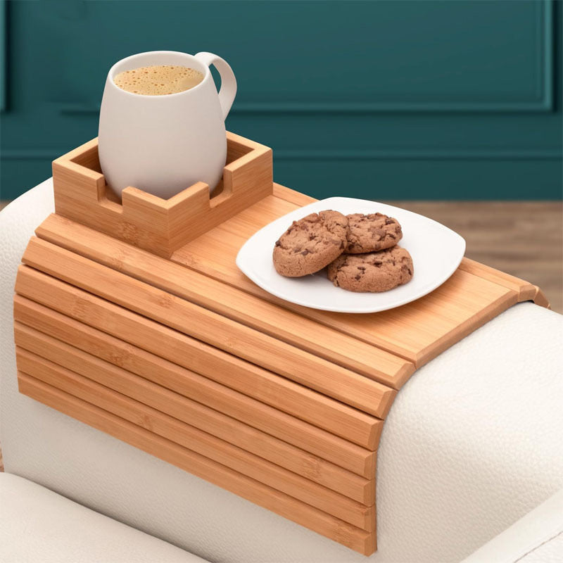 Foldable Bamboo Sofa Tray
