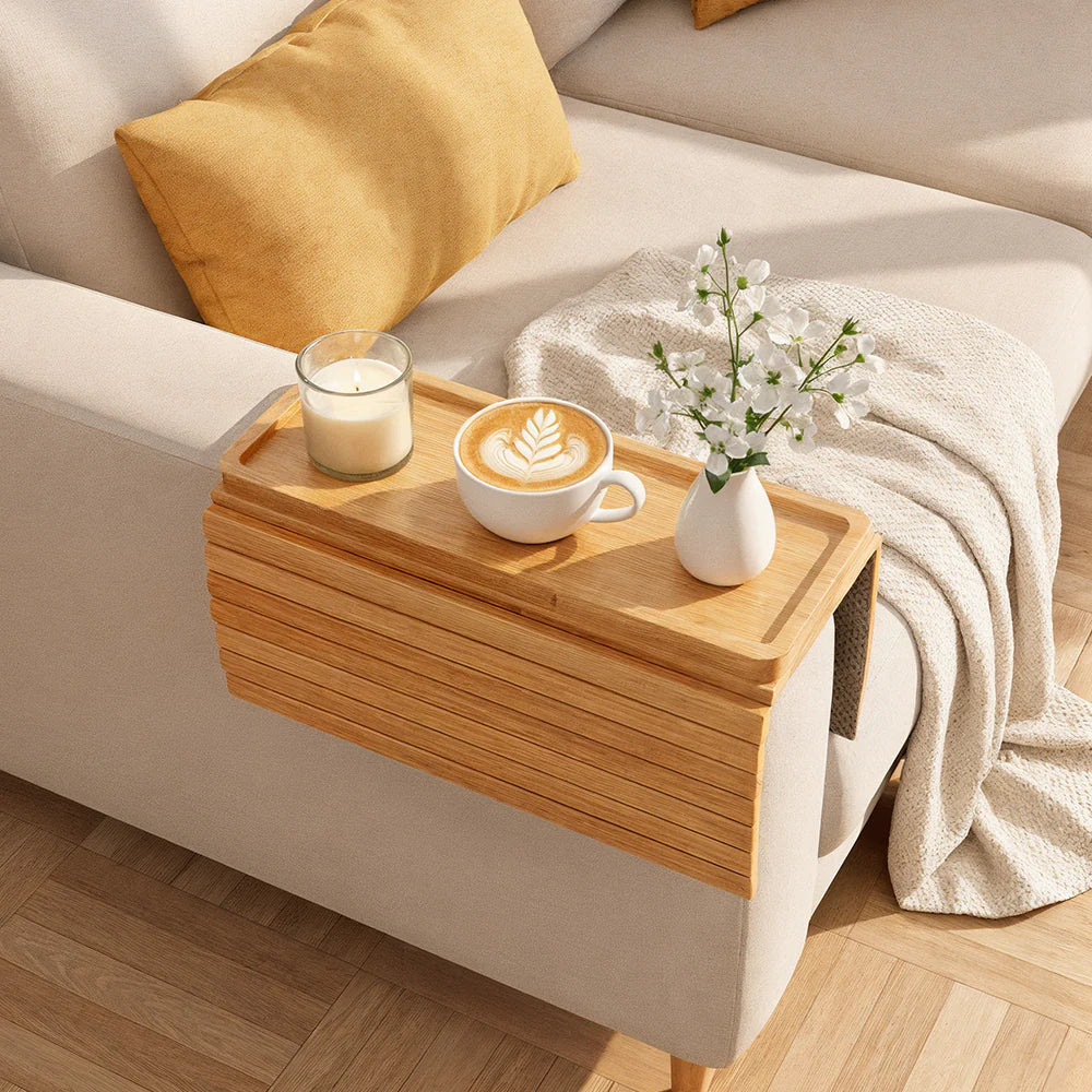 Foldable Bamboo Sofa Tray