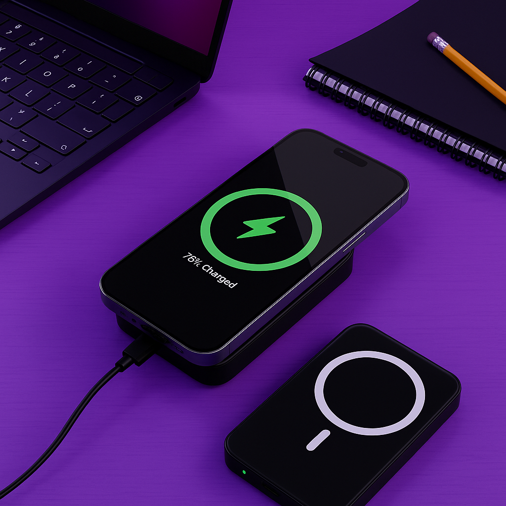 Aura Magnetic Wireless Power Bank 10,000mAh